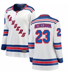 Women's New York Rangers #23 Jeff Beukeboom Fanatics Branded White Away Breakaway NHL Jersey