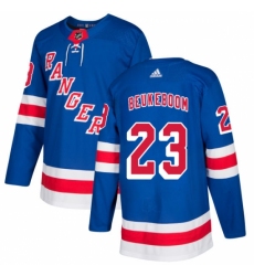 Youth Adidas New York Rangers #23 Jeff Beukeboom Premier Royal Blue Home NHL Jersey