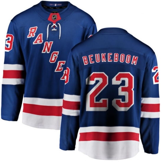 Youth New York Rangers #23 Jeff Beukeboom Fanatics Branded Royal Blue Home Breakaway NHL Jersey Youth New York Rangers #23 Jeff Beukeboom Fanatics Branded Royal Blue Home Breakaway NHL Jersey