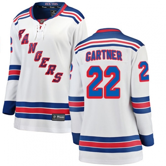 Women's New York Rangers #22 Mike Gartner Fanatics Branded White Away Breakaway NHL Jersey Women's New York Rangers #22 Mike Gartner Fanatics Branded White Away Breakaway NHL Jersey