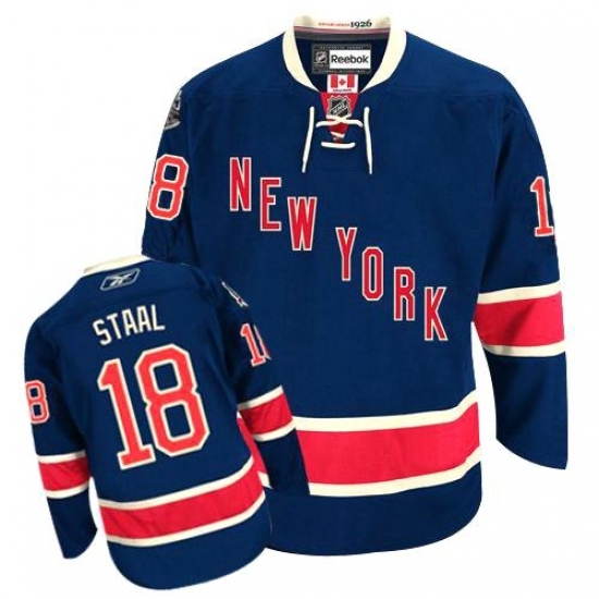 Youth Reebok New York Rangers #18 Marc Staal Authentic Navy Blue Third NHL Jersey Youth Reebok New York Rangers #18 Marc Staal Authentic Navy Blue Third NHL Jersey