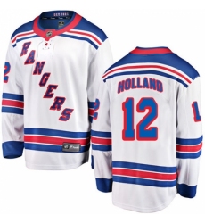 Men's New York Rangers #12 Peter Holland Fanatics Branded White Away Breakaway NHL Jersey Men's New York Rangers #12 Peter Holland Fanatics Branded White Away Breakaway NHL Jersey