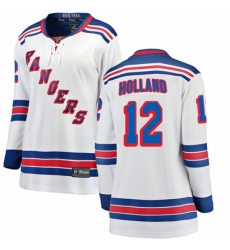 Women's New York Rangers #12 Peter Holland Fanatics Branded White Away Breakaway NHL Jersey Women's New York Rangers #12 Peter Holland Fanatics Branded White Away Breakaway NHL Jersey