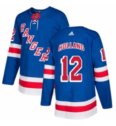Youth Adidas New York Rangers #12 Peter Holland Authentic Royal Blue Home NHL Jersey Youth Adidas New York Rangers #12 Peter Holland Authentic Royal Blue Home NHL Jersey