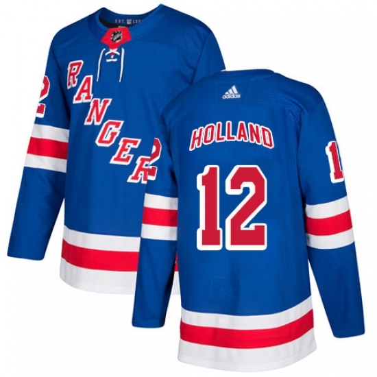 Youth Adidas New York Rangers #12 Peter Holland Authentic Royal Blue Home NHL Jersey Youth Adidas New York Rangers #12 Peter Holland Authentic Royal Blue Home NHL Jersey