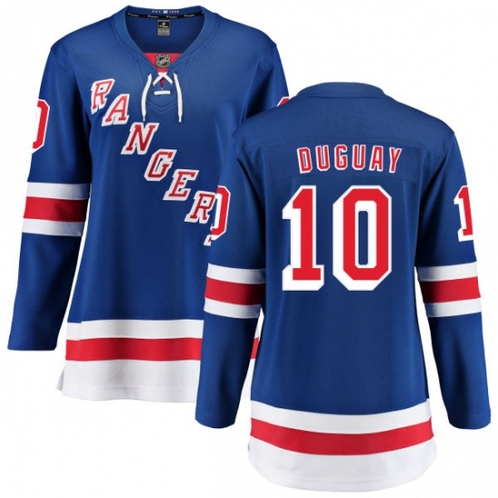 Women's New York Rangers #10 Ron Duguay Fanatics Branded Royal Blue Home Breakaway NHL Jersey Women's New York Rangers #10 Ron Duguay Fanatics Branded Royal Blue Home Breakaway NHL Jersey