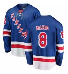 Men's New York Rangers #8 Cody McLeod Fanatics Branded Royal Blue Home Breakaway NHL Jersey