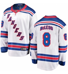 Men's New York Rangers #8 Cody McLeod Fanatics Branded White Away Breakaway NHL Jersey