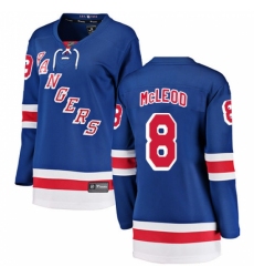 Women's New York Rangers #8 Cody McLeod Fanatics Branded Royal Blue Home Breakaway NHL Jersey