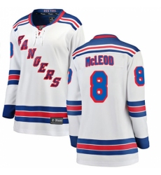 Women's New York Rangers #8 Cody McLeod Fanatics Branded White Away Breakaway NHL Jersey