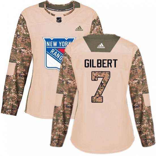 Women's Adidas New York Rangers #7 Rod Gilbert Authentic Camo Veterans Day Practice NHL Jersey Women's Adidas New York Rangers #7 Rod Gilbert Authentic Camo Veterans Day Practice NHL Jersey
