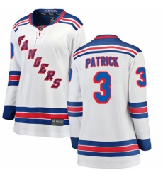 Women's New York Rangers #3 James Patrick Fanatics Branded White Away Breakaway NHL Jersey