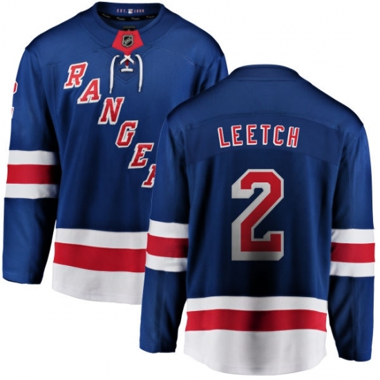 Men's New York Rangers #2 Brian Leetch Fanatics Branded Royal Blue Home Breakaway NHL Jersey Men's New York Rangers #2 Brian Leetch Fanatics Branded Royal Blue Home Breakaway NHL Jersey