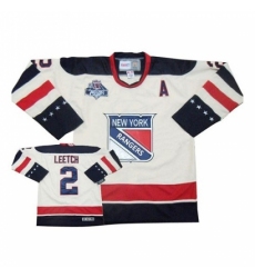 Men's Reebok New York Rangers #2 Brian Leetch Authentic White 2012 Winter Classic NHL Jersey Men's Reebok New York Rangers #2 Brian Leetch Authentic White 2012 Winter Classic NHL Jersey