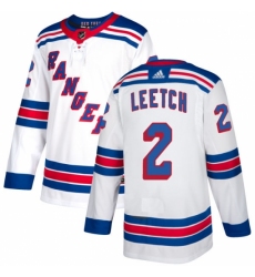 Men's Reebok New York Rangers #2 Brian Leetch Authentic White Away NHL Jersey Men's Reebok New York Rangers #2 Brian Leetch Authentic White Away NHL Jersey
