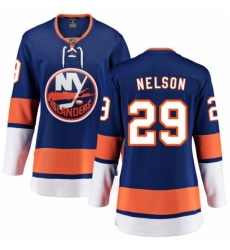 Women's New York Islanders #29 Brock Nelson Fanatics Branded Royal Blue Home Breakaway NHL Jersey
