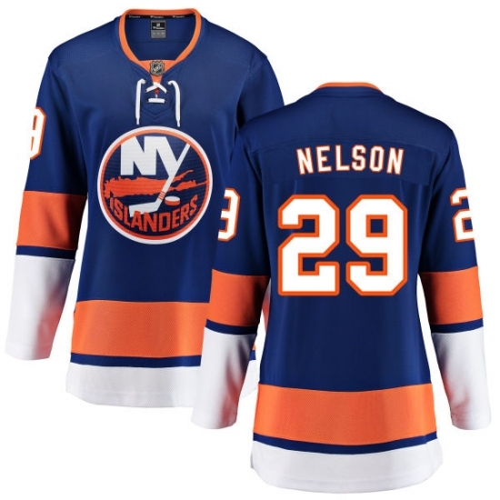 Women's New York Islanders #29 Brock Nelson Fanatics Branded Royal Blue Home Breakaway NHL Jersey Women's New York Islanders #29 Brock Nelson Fanatics Branded Royal Blue Home Breakaway NHL Jersey