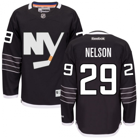Youth Reebok New York Islanders #29 Brock Nelson Authentic Black Third NHL Jersey Youth Reebok New York Islanders #29 Brock Nelson Authentic Black Third NHL Jersey