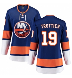 Women's New York Islanders #19 Bryan Trottier Fanatics Branded Royal Blue Home Breakaway NHL Jersey