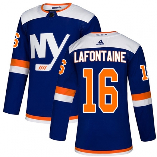 Youth Adidas New York Islanders #16 Pat LaFontaine Premier Blue Alternate NHL Jersey Youth Adidas New York Islanders #16 Pat LaFontaine Premier Blue Alternate NHL Jersey
