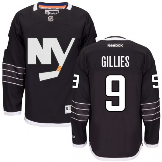 Women's Reebok New York Islanders #9 Clark Gillies Authentic Black Third NHL Jersey Women's Reebok New York Islanders #9 Clark Gillies Authentic Black Third NHL Jersey
