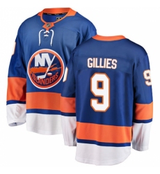 Youth New York Islanders #9 Clark Gillies Fanatics Branded Royal Blue Home Breakaway NHL Jersey