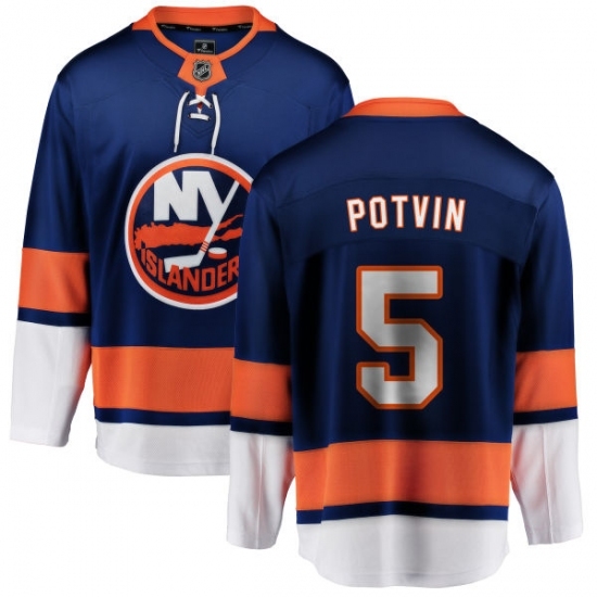 Youth New York Islanders #5 Denis Potvin Fanatics Branded Royal Blue Home Breakaway NHL Jersey Youth New York Islanders #5 Denis Potvin Fanatics Branded Royal Blue Home Breakaway NHL Jersey
