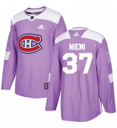Youth Adidas Montreal Canadiens #37 Antti Niemi Authentic Purple Fights Cancer Practice NHL Jersey Youth Adidas Montreal Canadiens #37 Antti Niemi Authentic Purple Fights Cancer Practice NHL Jersey