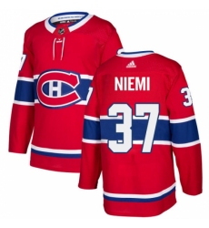 Youth Adidas Montreal Canadiens #37 Antti Niemi Authentic Red Home NHL Jersey Youth Adidas Montreal Canadiens #37 Antti Niemi Authentic Red Home NHL Jersey