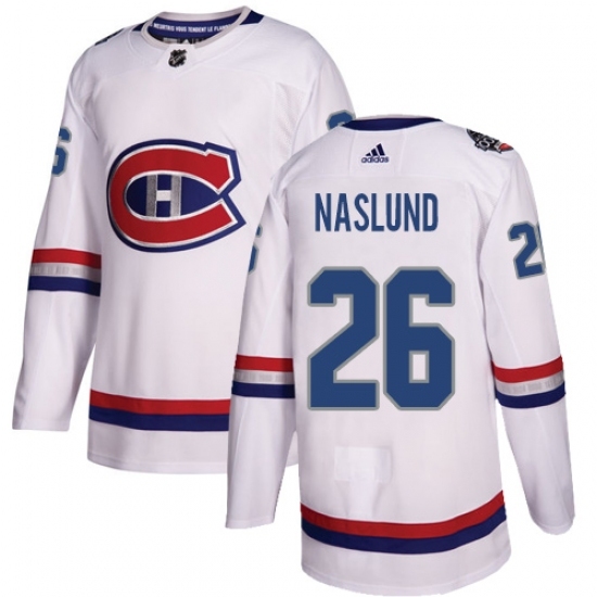 Youth Adidas Montreal Canadiens #26 Mats Naslund Authentic White 2017 100 Classic NHL Jersey Youth Adidas Montreal Canadiens #26 Mats Naslund Authentic White 2017 100 Classic NHL Jersey