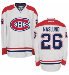 Youth Reebok Montreal Canadiens #26 Mats Naslund Authentic White Away NHL Jersey Youth Reebok Montreal Canadiens #26 Mats Naslund Authentic White Away NHL Jersey