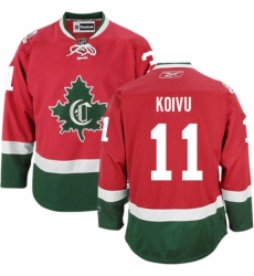 Men's Reebok Montreal Canadiens #11 Saku Koivu Authentic Red New CD NHL Jersey