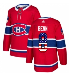 Youth Adidas Montreal Canadiens #8 Jordie Benn Authentic Red USA Flag Fashion NHL Jersey Youth Adidas Montreal Canadiens #8 Jordie Benn Authentic Red USA Flag Fashion NHL Jersey