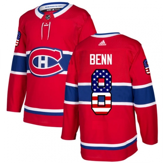 Youth Adidas Montreal Canadiens #8 Jordie Benn Authentic Red USA Flag Fashion NHL Jersey Youth Adidas Montreal Canadiens #8 Jordie Benn Authentic Red USA Flag Fashion NHL Jersey