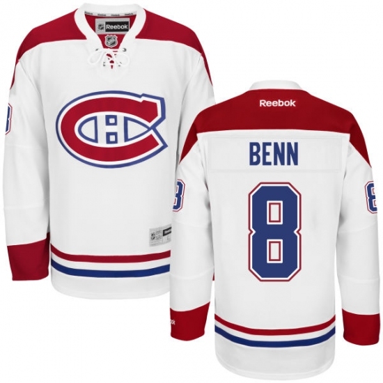 Youth Reebok Montreal Canadiens #8 Jordie Benn Authentic White Away NHL Jersey Youth Reebok Montreal Canadiens #8 Jordie Benn Authentic White Away NHL Jersey