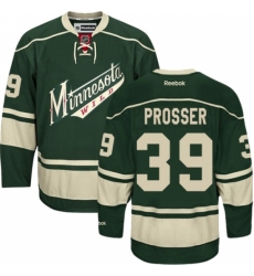 Men's Reebok Minnesota Wild #39 Nate Prosser Premier Green Third NHL Jersey Men's Reebok Minnesota Wild #39 Nate Prosser Premier Green Third NHL Jersey