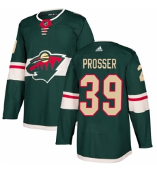Youth Adidas Minnesota Wild #39 Nate Prosser Premier Green Home NHL Jersey Youth Adidas Minnesota Wild #39 Nate Prosser Premier Green Home NHL Jersey