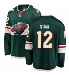 Men's Minnesota Wild #12 Eric Staal Fanatics Branded Green Home Breakaway NHL Jersey