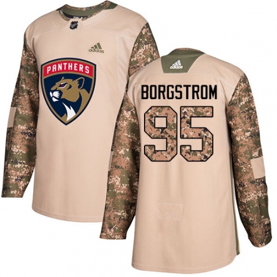Men's Adidas Florida Panthers #95 Henrik Borgstrom Authentic Camo Veterans Day Practice NHL Jersey Men's Adidas Florida Panthers #95 Henrik Borgstrom Authentic Camo Veterans Day Practice NHL Jersey