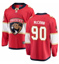 Men's Florida Panthers #90 Jared McCann Fanatics Branded Red Home Breakaway NHL Jersey