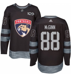 Men's Adidas Florida Panthers #88 Jamie McGinn Authentic Black 1917-2017 100th Anniversary NHL Jersey