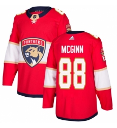 Men's Adidas Florida Panthers #88 Jamie McGinn Premier Red Home NHL Jersey