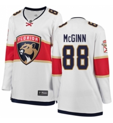 Women's Florida Panthers #88 Jamie McGinn Authentic White Away Fanatics Branded Breakaway NHL Jersey