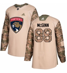 Youth Adidas Florida Panthers #88 Jamie McGinn Authentic Camo Veterans Day Practice NHL Jersey