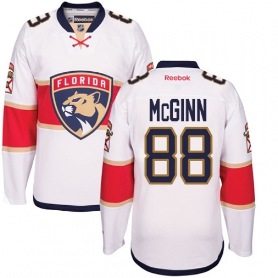 Youth Reebok Florida Panthers #88 Jamie McGinn Authentic White Away NHL Jersey Youth Reebok Florida Panthers #88 Jamie McGinn Authentic White Away NHL Jersey