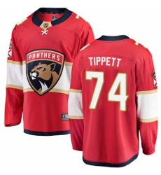 Men's Florida Panthers #74 Owen Tippett Fanatics Branded Red Home Breakaway NHL Jersey