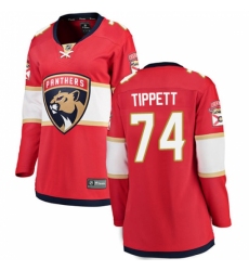 Women's Florida Panthers #74 Owen Tippett Fanatics Branded Red Home Breakaway NHL Jersey Women's Florida Panthers #74 Owen Tippett Fanatics Branded Red Home Breakaway NHL Jersey