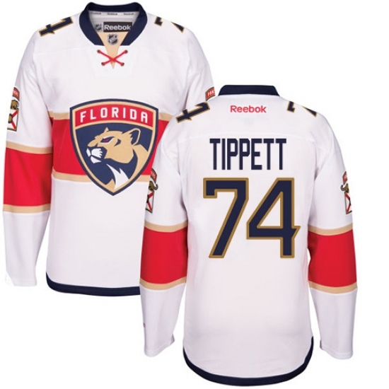 Youth Reebok Florida Panthers #74 Owen Tippett Authentic White Away NHL Jersey Youth Reebok Florida Panthers #74 Owen Tippett Authentic White Away NHL Jersey