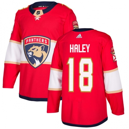 Youth Adidas Florida Panthers #18 Micheal Haley Authentic Red Home NHL Jersey Youth Adidas Florida Panthers #18 Micheal Haley Authentic Red Home NHL Jersey