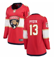 Women's Florida Panthers #13 Mark Pysyk Fanatics Branded Red Home Breakaway NHL Jersey Women's Florida Panthers #13 Mark Pysyk Fanatics Branded Red Home Breakaway NHL Jersey